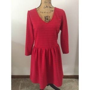 Francesca's red dress